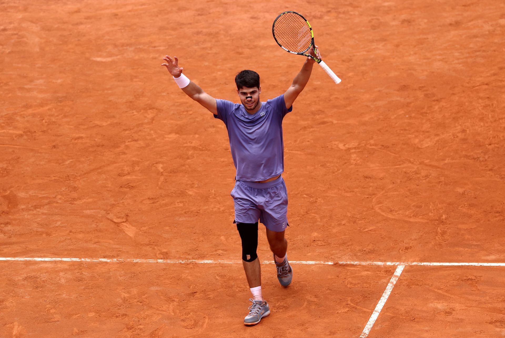 Carlos Alcaraz at the Italian Open 2025 - Source: Getty